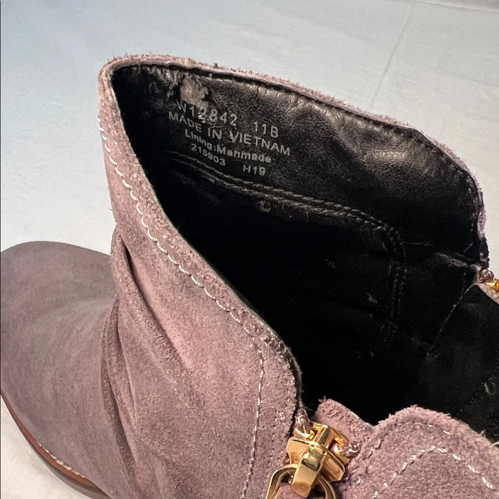 Cole Haan Gray Suede Ankle Boots Sz. 11B - Picture 8 of 13